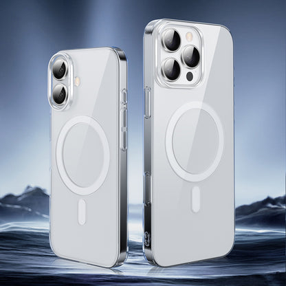 iPhone 16 Pro Max Kılıf M-safe Şarj Özellikli Wiwu YXK-207 Invisible Pro Sert PC Kapak