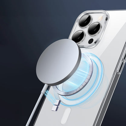 iPhone 16 Pro Max Kılıf M-safe Şarj Özellikli Wiwu YXK-207 Invisible Pro Sert PC Kapak