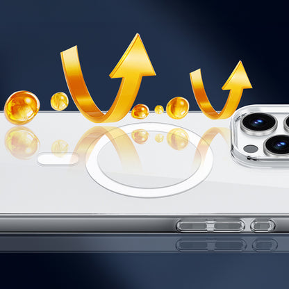 iPhone 16 Pro Max Kılıf M-safe Şarj Özellikli Wiwu YXK-207 Invisible Pro Sert PC Kapak