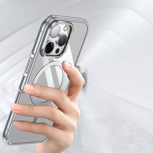 iPhone 16 Pro Max Kılıf M-safe Şarj Özellikli Wlons Standlı Efsane Kapak