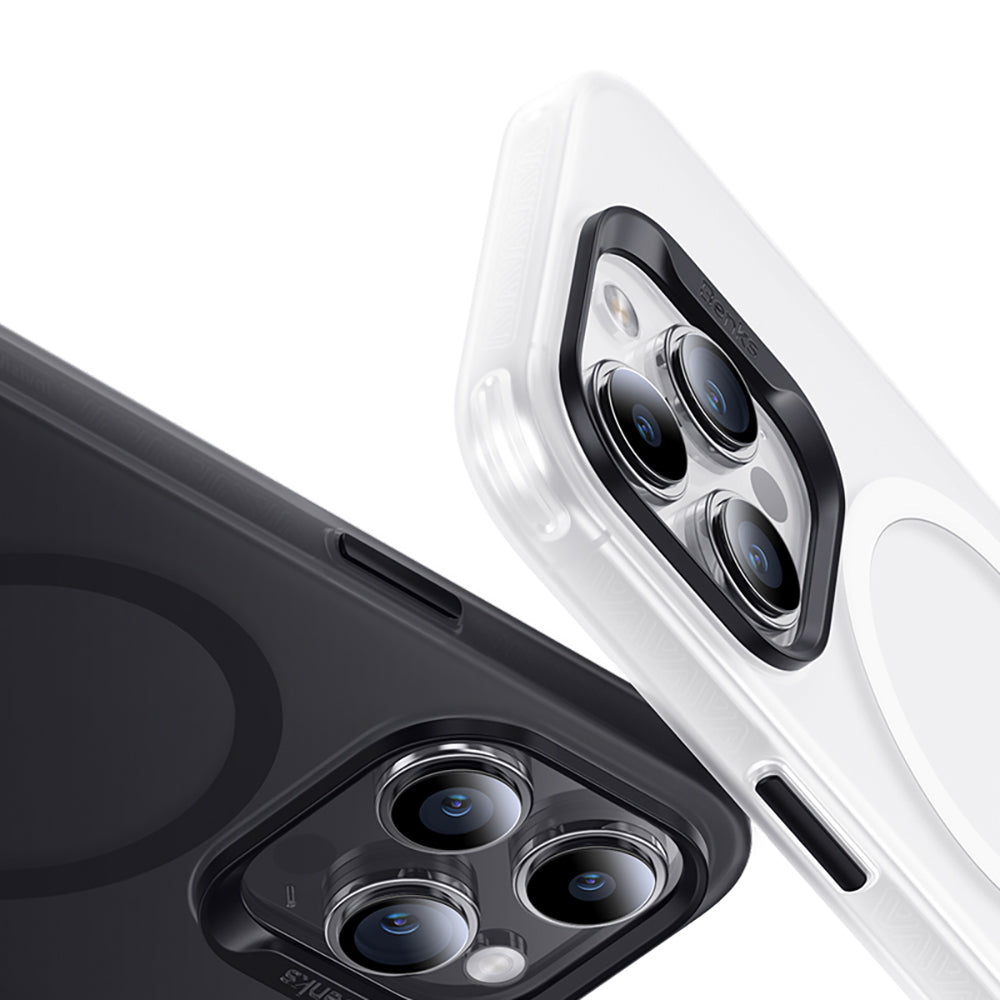 iPhone 16 Pro Max Kılıf M-safe Şarj Özellikli Yeni Seri Benks Lucid Armor Kapak