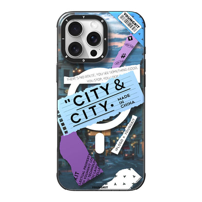 iPhone 16 Pro Max Kılıf M-safe Şarj Özellikli Youngkit A-City Serisi Kapak