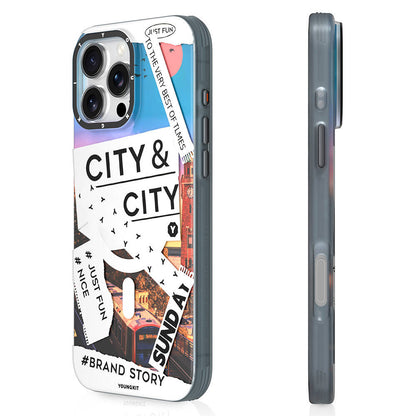 iPhone 16 Pro Max Kılıf M-safe Şarj Özellikli Youngkit A-City Serisi Kapak