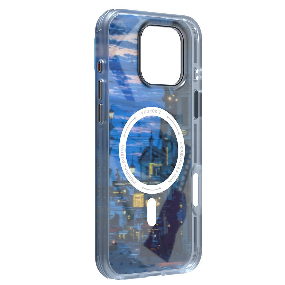 iPhone 16 Pro Max Kılıf M-safe Şarj Özellikli Youngkit A-City Serisi Kapak