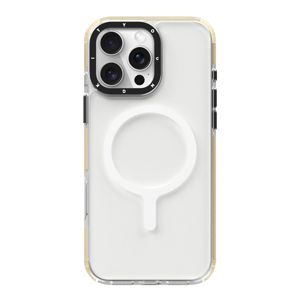 iPhone 16 Pro Max Kılıf M-safe Şarj Özellikli YoungKit Crystal Color Serisi Kapak