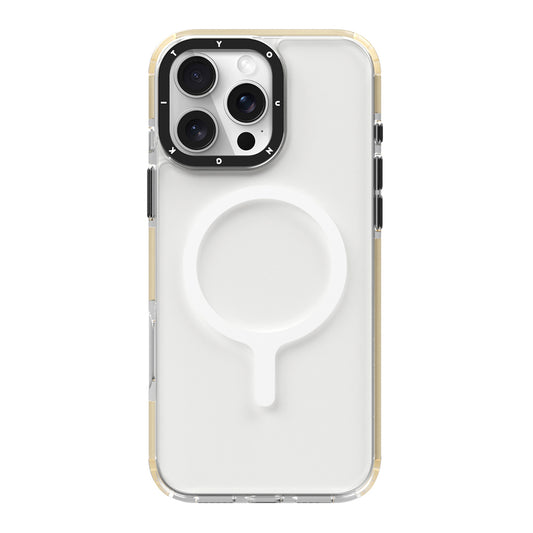 iPhone 16 Pro Max Kılıf M-safe Şarj Özellikli YoungKit Crystal Color Serisi Kapak