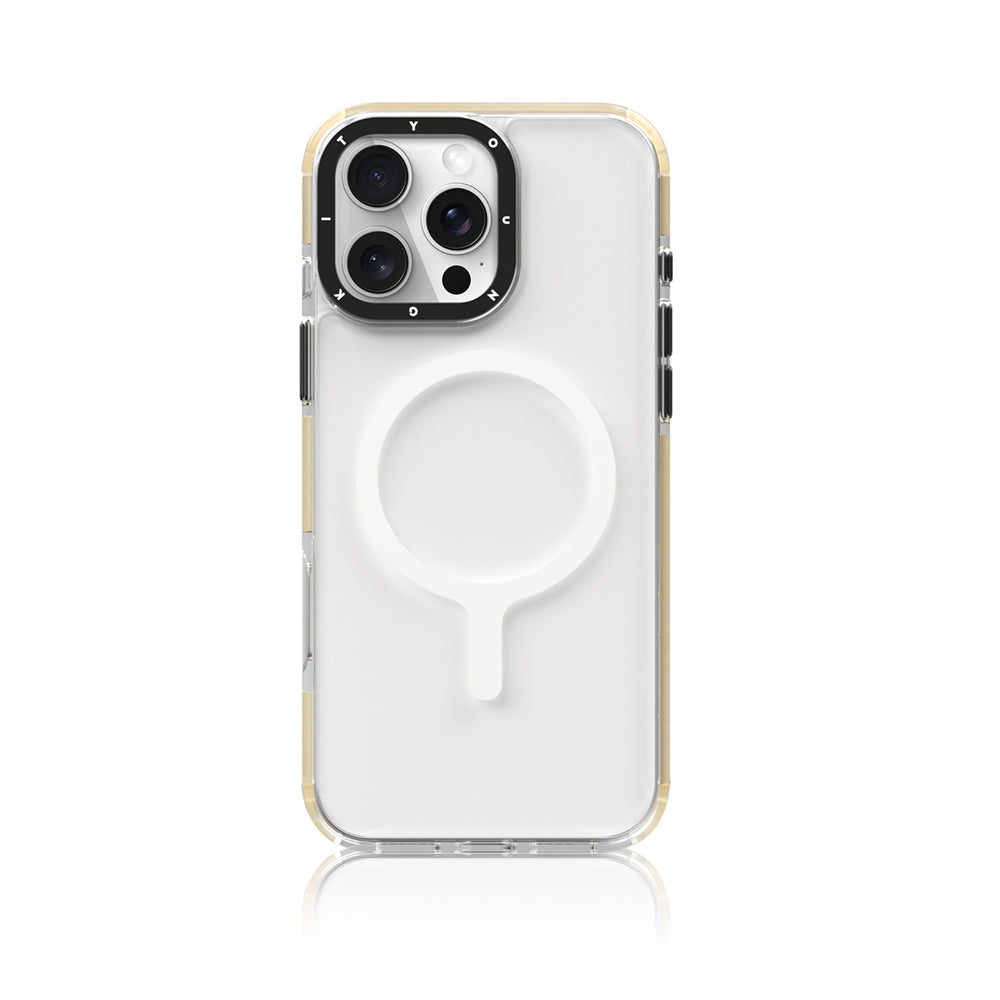 iPhone 16 Pro Max Kılıf M-safe Şarj Özellikli YoungKit Crystal Color Serisi Kapak
