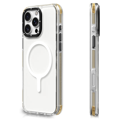 iPhone 16 Pro Max Kılıf M-safe Şarj Özellikli YoungKit Crystal Color Serisi Kapak