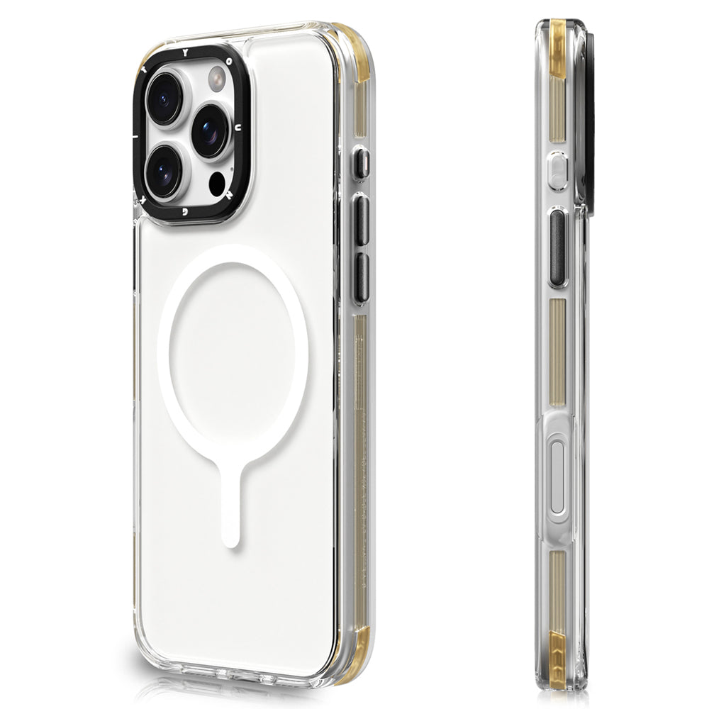 iPhone 16 Pro Max Kılıf M-safe Şarj Özellikli YoungKit Crystal Color Serisi Kapak