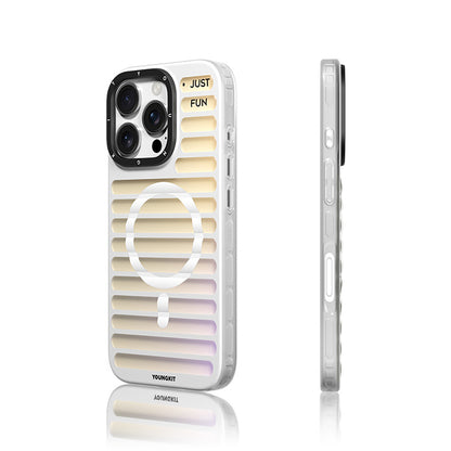 iPhone 16 Pro Max Kılıf M-safe Şarj Özellikli Youngkit Geek Serisi Kapak