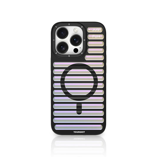 iPhone 16 Pro Max Kılıf M-safe Şarj Özellikli Youngkit Geek Serisi Kapak