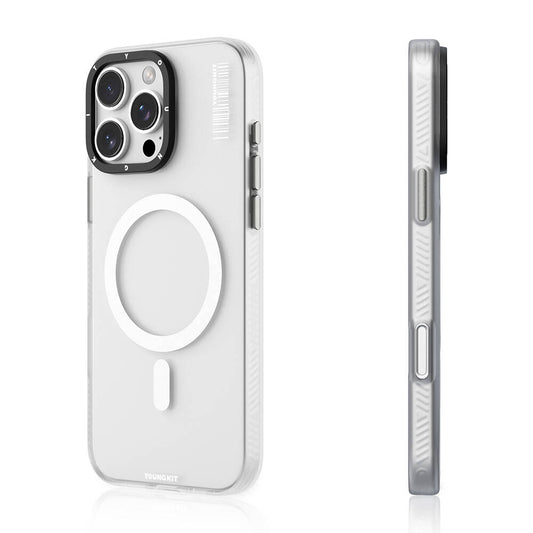 iPhone 16 Pro Max Kılıf M-safe Şarj Özellikli Youngkit Hidden Sand Serisi Kapak