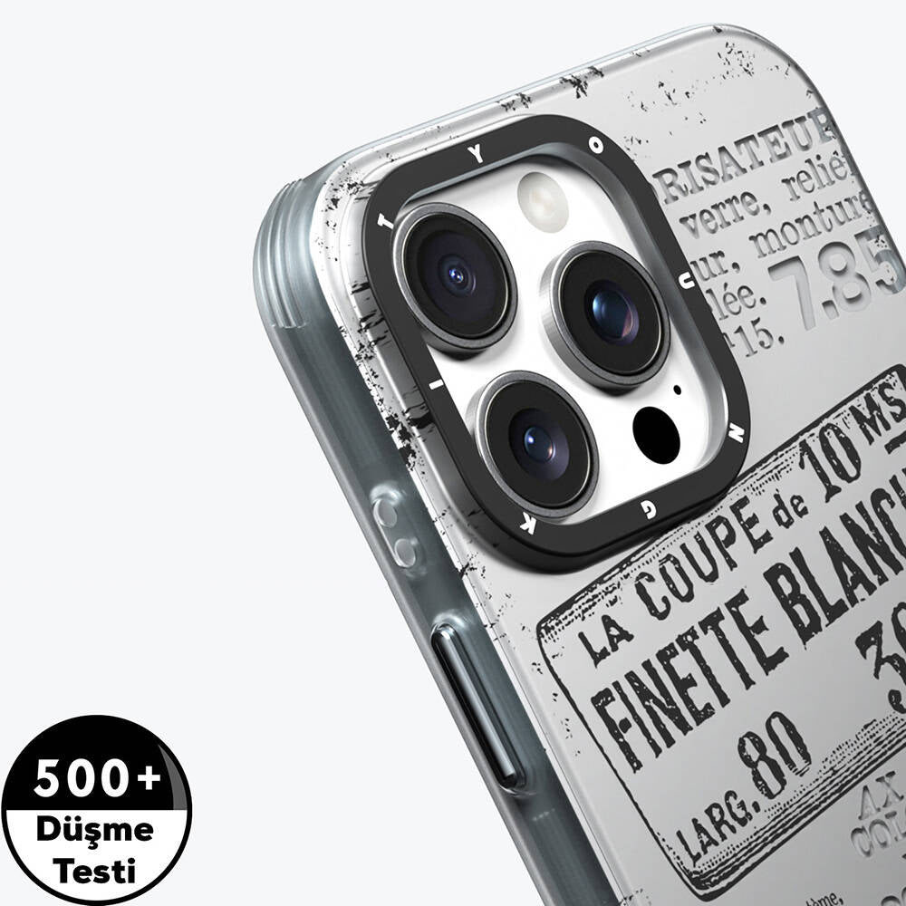 iPhone 16 Pro Max Kılıf M-safe Şarj Özellikli Youngkit Literary Serisi Retro Magz Kapak