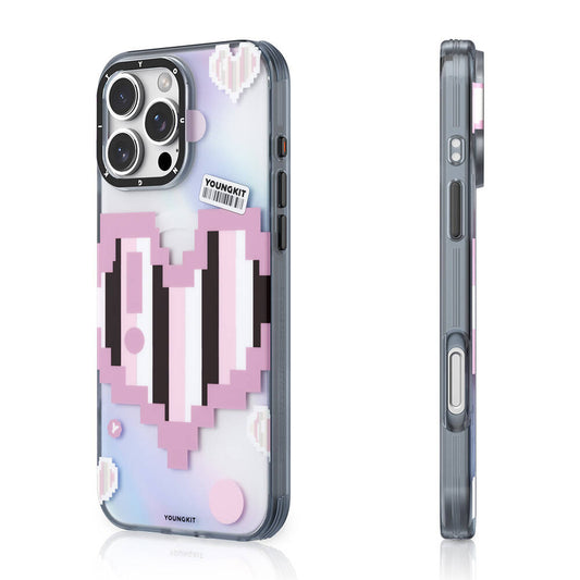 iPhone 16 Pro Max Kılıf M-safe Şarj Özellikli Youngkit Love Serisi Kapak