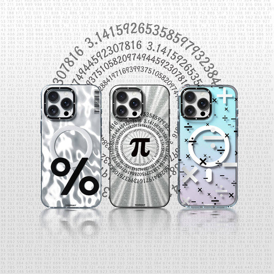 iPhone 16 Pro Max Kılıf M-safe Şarj Özellikli Youngkit Mathematical Serisi Kapak
