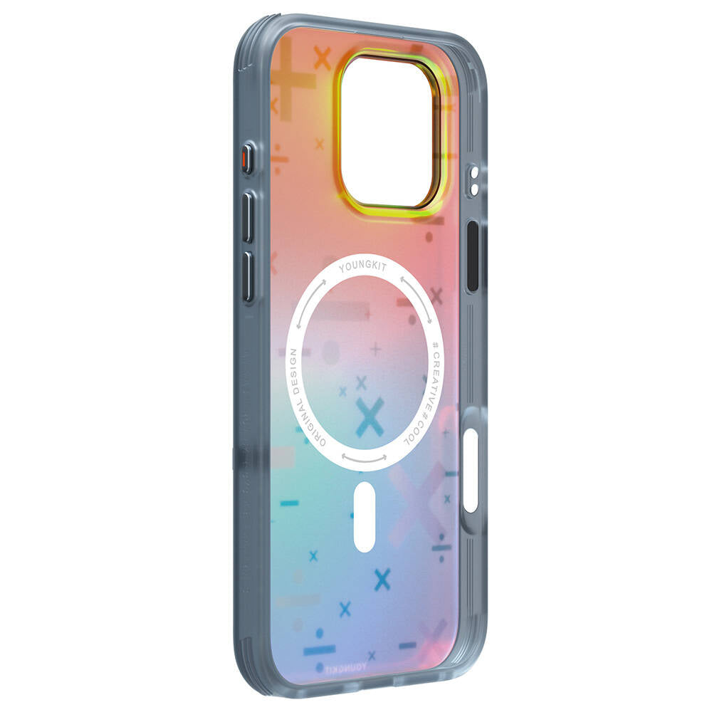 iPhone 16 Pro Max Kılıf M-safe Şarj Özellikli Youngkit Mathematical Serisi Kapak