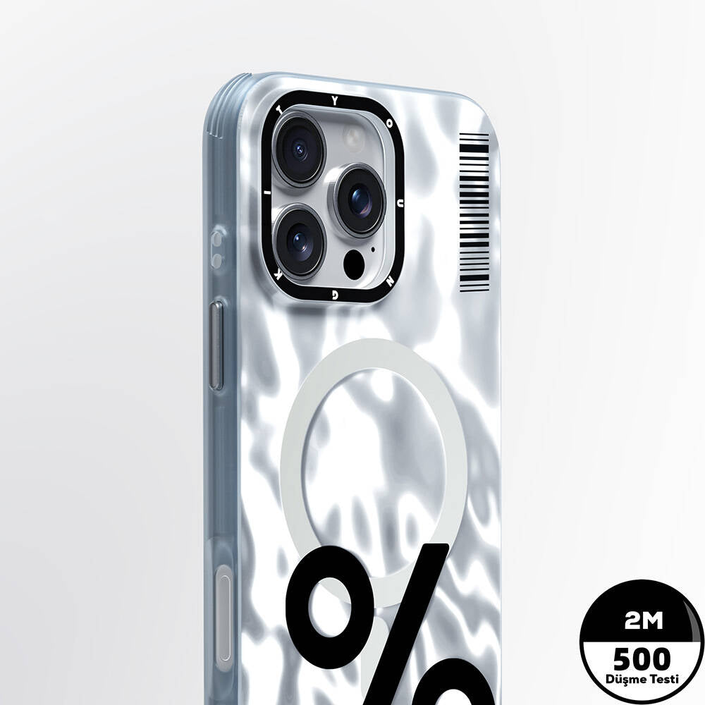 iPhone 16 Pro Max Kılıf M-safe Şarj Özellikli Youngkit Mathematical Serisi Kapak