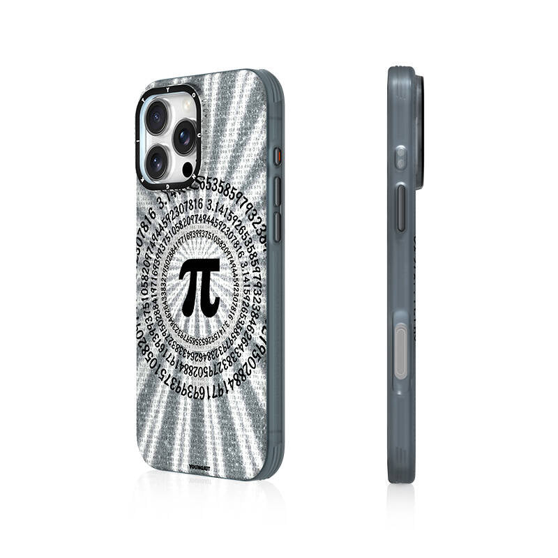 iPhone 16 Pro Max Kılıf M-safe Şarj Özellikli Youngkit Mathematical Serisi Kapak
