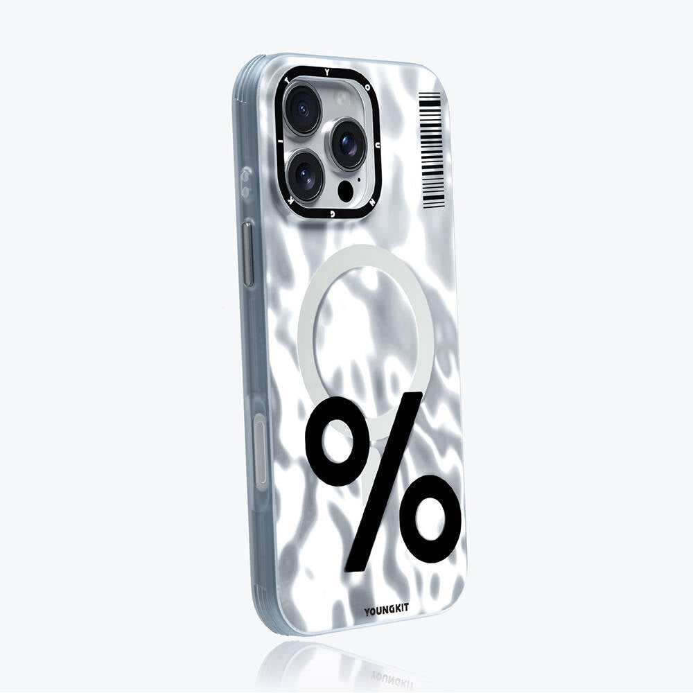 iPhone 16 Pro Max Kılıf M-safe Şarj Özellikli Youngkit Mathematical Serisi Kapak