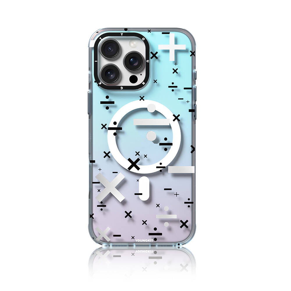 iPhone 16 Pro Max Kılıf M-safe Şarj Özellikli Youngkit Mathematical Serisi Kapak
