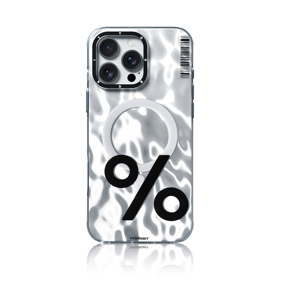 iPhone 16 Pro Max Kılıf M-safe Şarj Özellikli Youngkit Mathematical Serisi Kapak