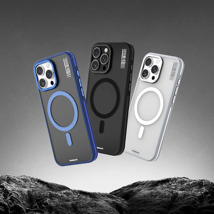 iPhone 16 Pro Max Kılıf M-safe Şarj Özellikli Youngkit Rock Sand Serisi Kapak