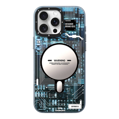 iPhone 16 Pro Max Kılıf M-safe Şarj Özellikli Youngkit Technology Serisi Kapak