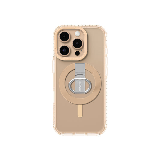 iPhone 16 Pro Max Kılıf M-safe Şarj Özellikli Yüzük Standlı Amazingthing Titan Pro Serisi Kapak