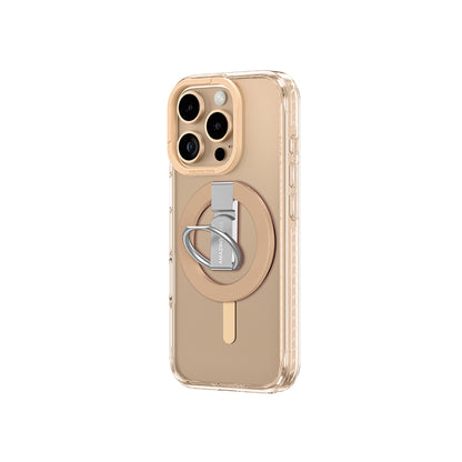iPhone 16 Pro Max Kılıf M-safe Şarj Özellikli Yüzük Standlı Amazingthing Titan Pro Serisi Kapak