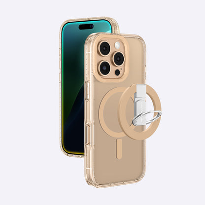 iPhone 16 Pro Max Kılıf M-safe Şarj Özellikli Yüzük Standlı Amazingthing Titan Pro Serisi Kapak