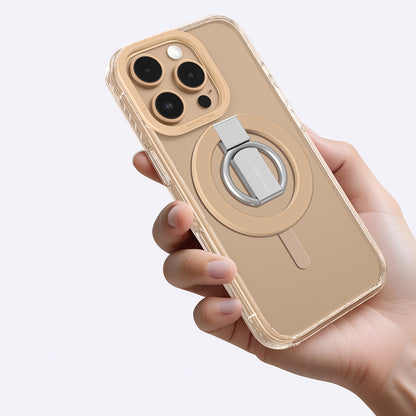 iPhone 16 Pro Max Kılıf M-safe Şarj Özellikli Yüzük Standlı Amazingthing Titan Pro Serisi Kapak