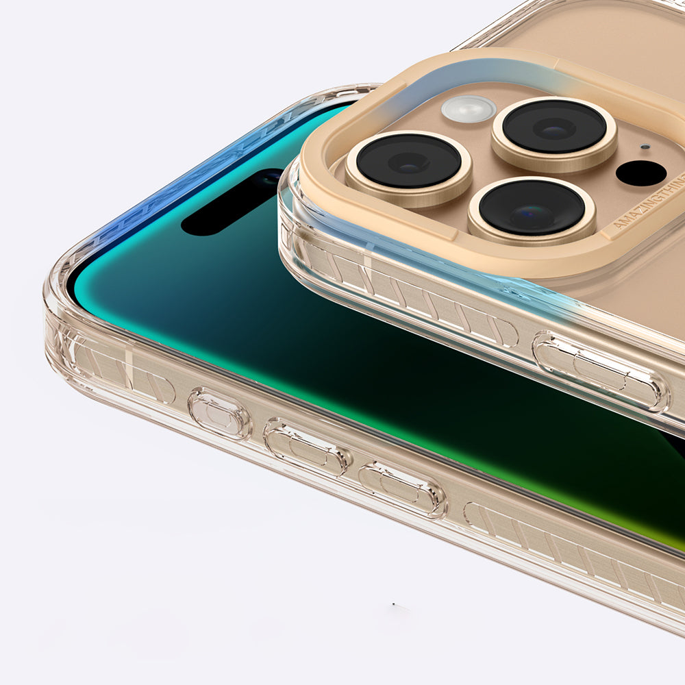 iPhone 16 Pro Max Kılıf M-safe Şarj Özellikli Yüzük Standlı Amazingthing Titan Pro Serisi Kapak