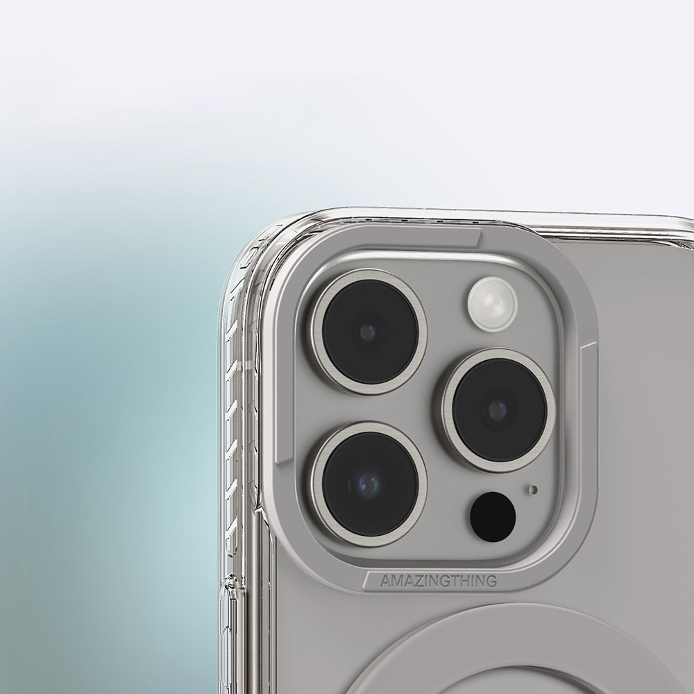 iPhone 16 Pro Max Kılıf M-safe Şarj Özellikli Yüzük Standlı Amazingthing Titan Pro Serisi Kapak