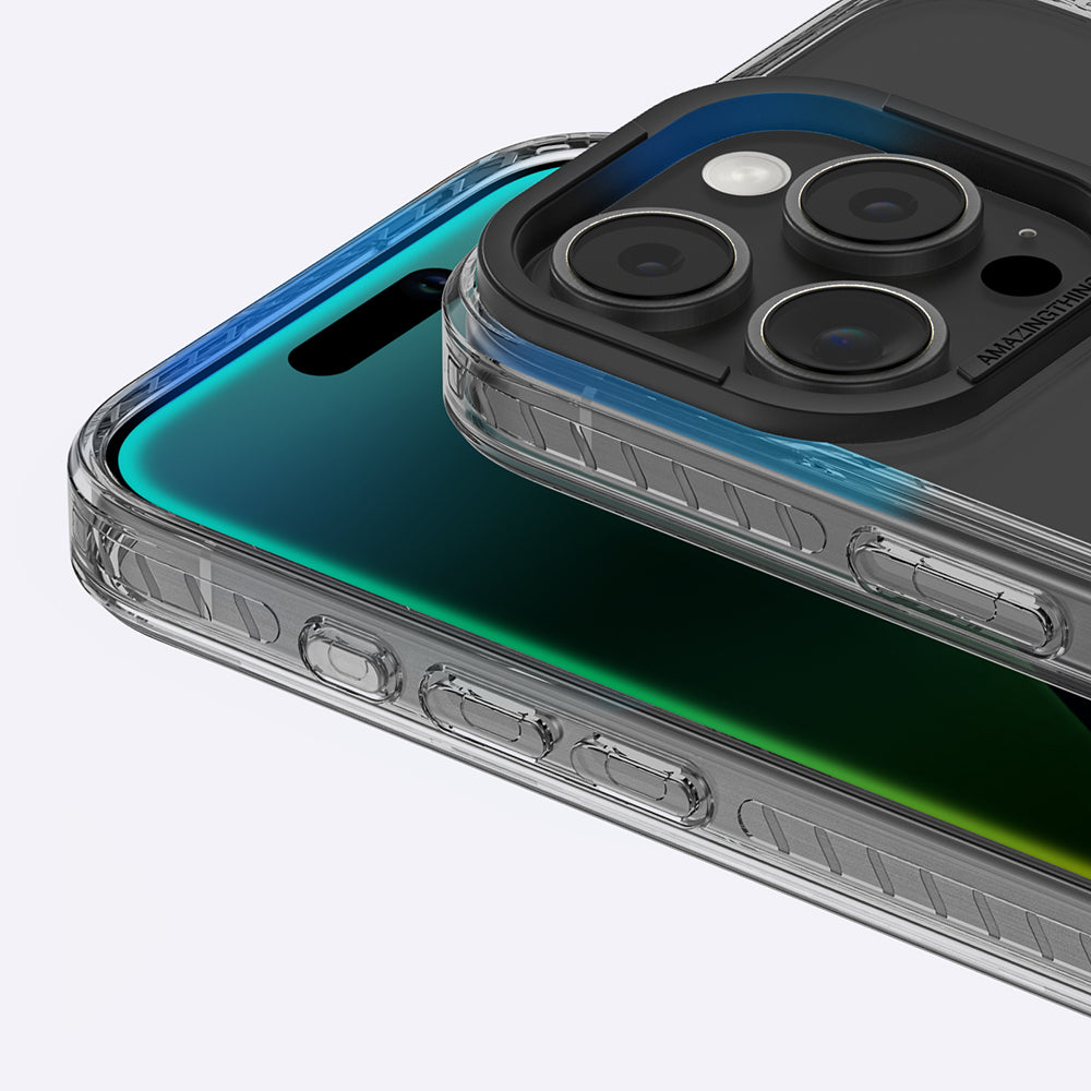 iPhone 16 Pro Max Kılıf M-safe Şarj Özellikli Yüzük Standlı Amazingthing Titan Pro Serisi Kapak