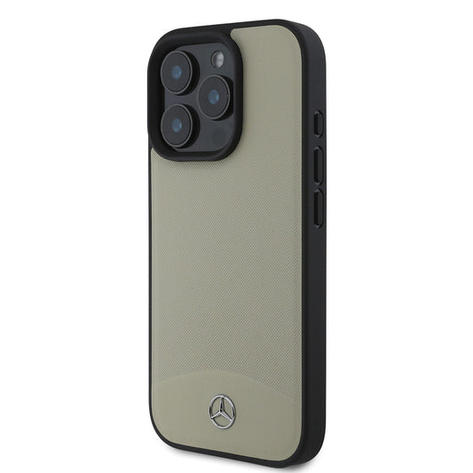 iPhone 16 Pro Max Kılıf Mercedes Benz Orjinal Lisanslı M-safe Şarj Özellikli Dokulu ve Düz Deri Kapak