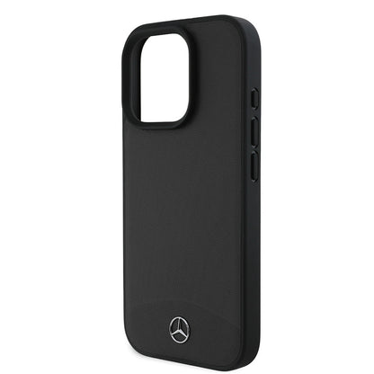 iPhone 16 Pro Max Kılıf Mercedes Benz Orjinal Lisanslı M-safe Şarj Özellikli Dokulu ve Düz Deri Kapak