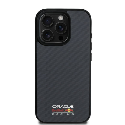 iPhone 16 Pro Max Kılıf Redbull Orjinal Lisanslı M-safe Şarj Özellikli Karbon Fiber Tasarımlı Parlayan Logolu Kapak
