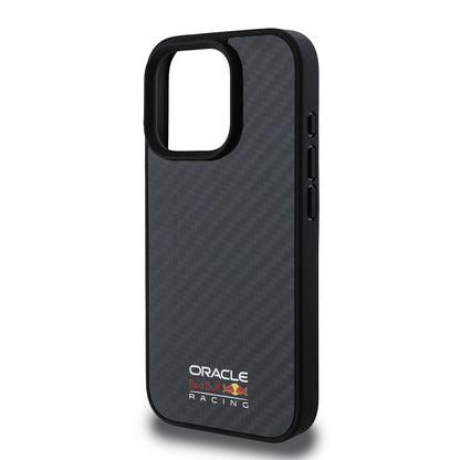 iPhone 16 Pro Max Kılıf Redbull Orjinal Lisanslı M-safe Şarj Özellikli Karbon Fiber Tasarımlı Parlayan Logolu Kapak
