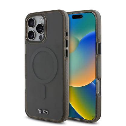 iPhone 16 Pro Max Kılıf TUMI Orjinal Lisanslı M-safe Şarj Özellikli Airbagli Transparan Kapak
