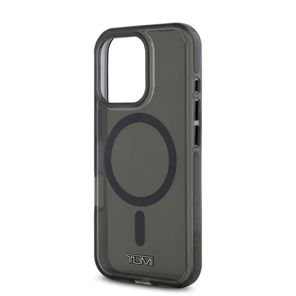 iPhone 16 Pro Max Kılıf TUMI Orjinal Lisanslı M-safe Şarj Özellikli Airbagli Transparan Kapak