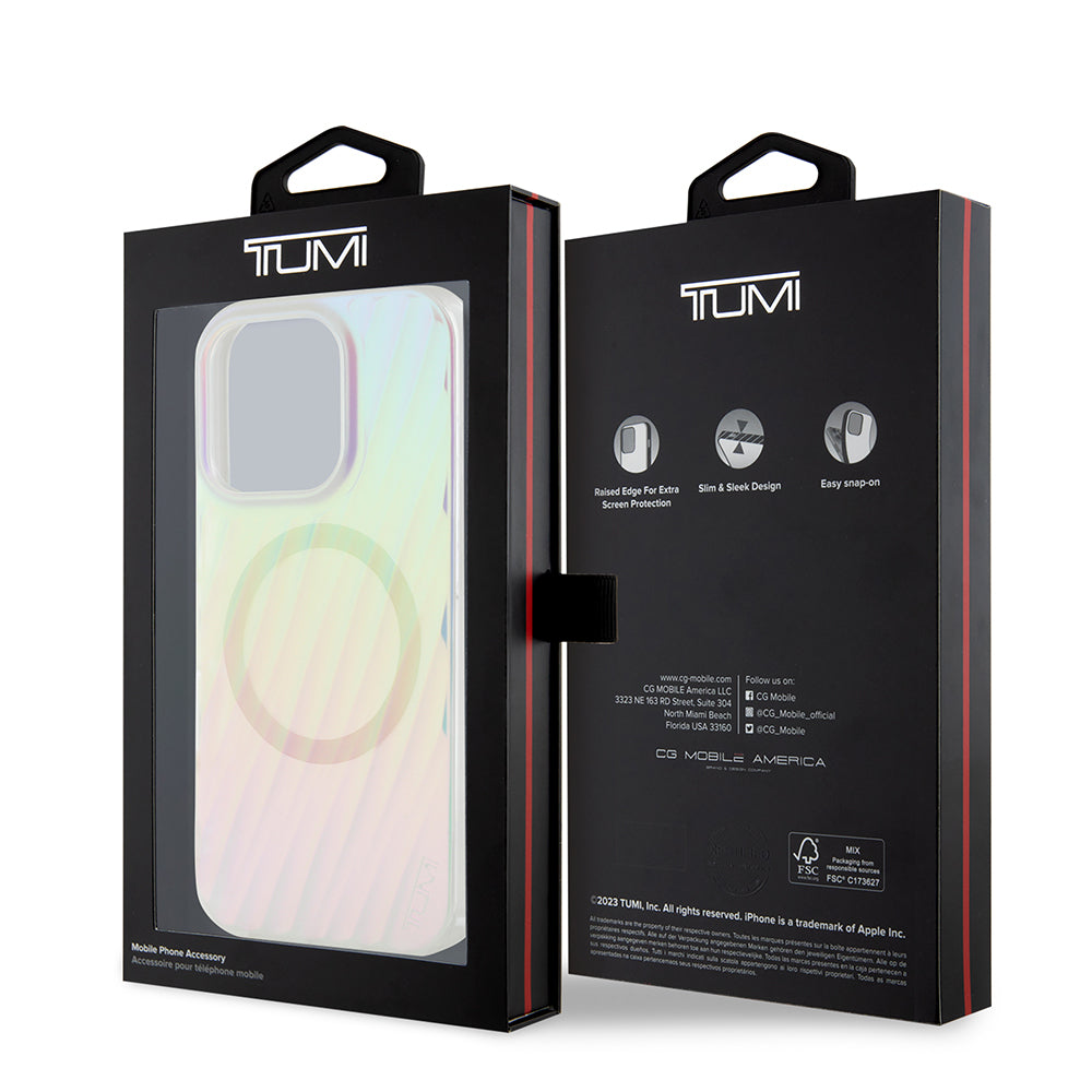 iPhone 16 Pro Max Kılıf TUMI Orjinal Lisanslı M-safe Şarj Özellikli Transparan Kapak