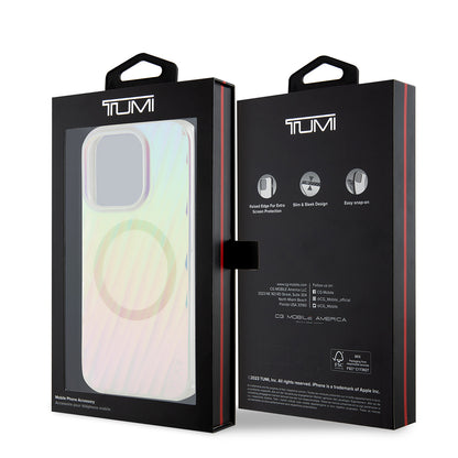 iPhone 16 Pro Max Kılıf TUMI Orjinal Lisanslı M-safe Şarj Özellikli Transparan Kapak