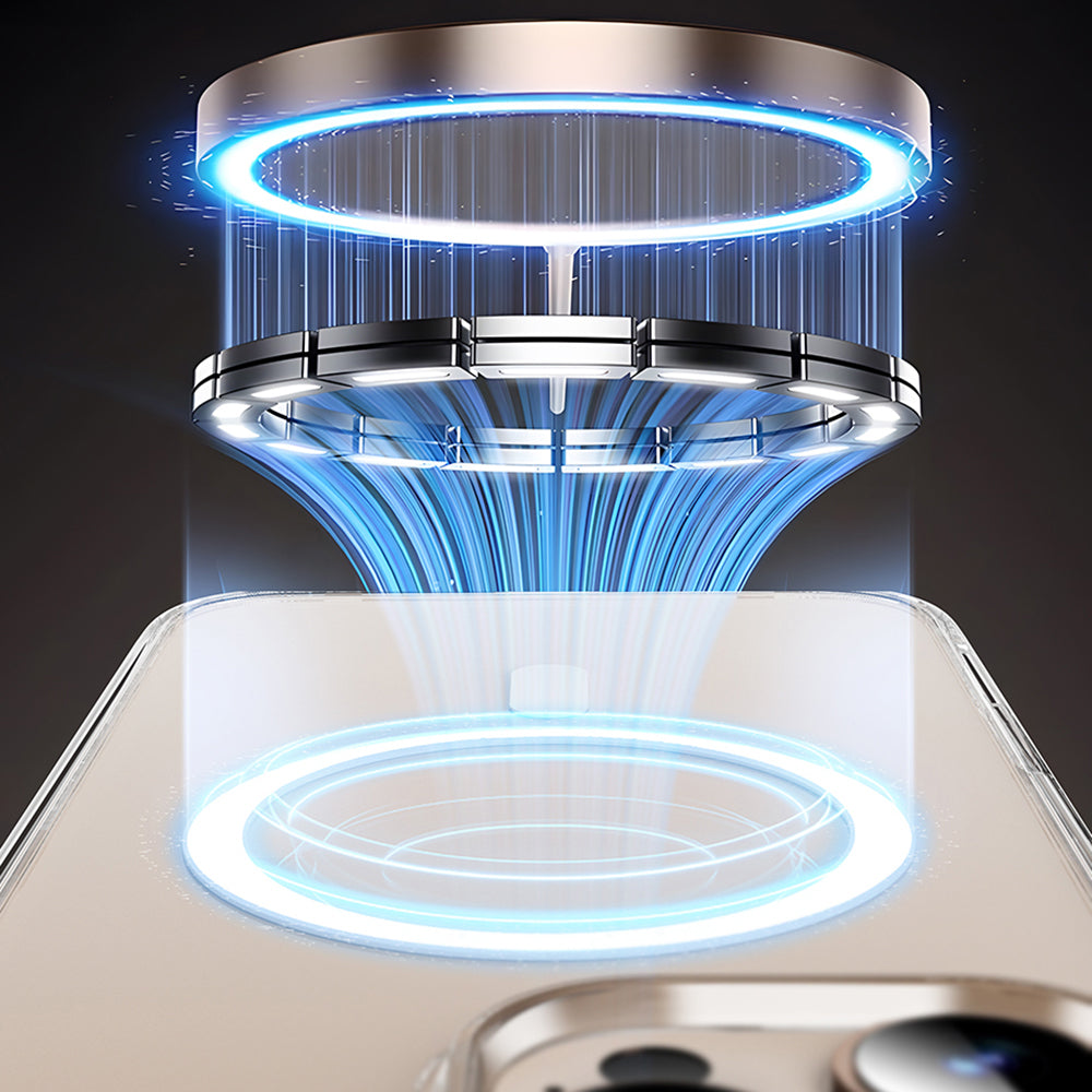 iPhone 16 Pro Max Kılıf Wiwu MCC-102 Magnetic Crystal Sert PC Kapak