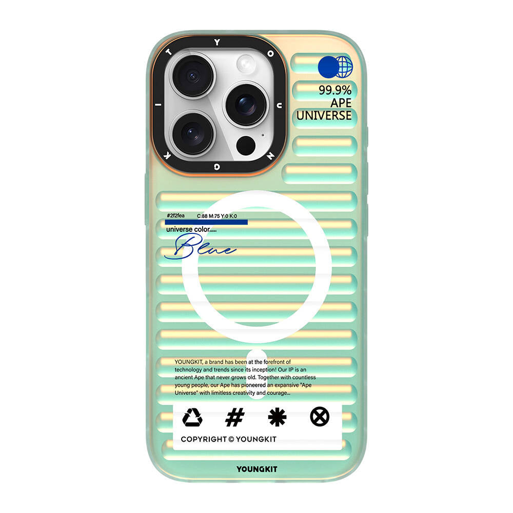 iPhone 16 Pro Max M-safe Şarj Özellikli Youngkit Chameleon Serisi Kapak