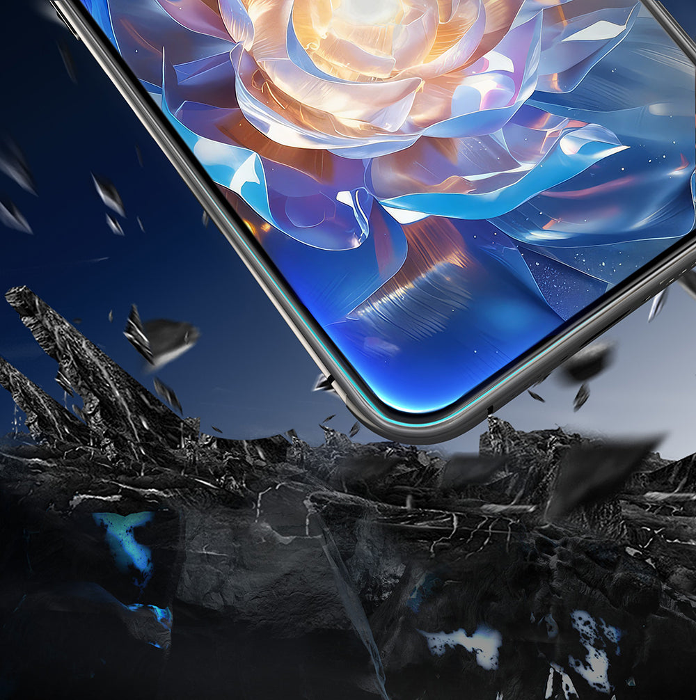 Apple iPhone 16 Pro Max Mohseven Pure Safir Coating HD 3D Glue Temperli Cam Ekran Koruyucu