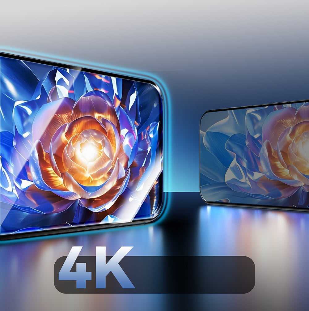 Apple iPhone 16 Pro Max Mohseven Pure Safir Coating HD 3D Glue Temperli Cam Ekran Koruyucu