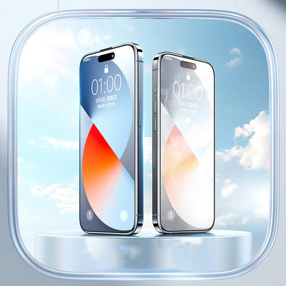 iPhone 16 Pro Max Wiwu GT-010 Anti-Reflective Polimer Oleofobik Kaplama Ultra İnce Temperli Cam Ekran Koruyucu