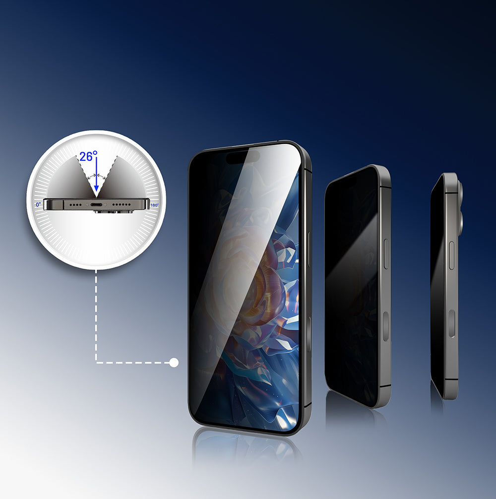 Apple iPhone 16 Pro Mohseven Pure Safir Coating HD 3D Glue Temperli Cam Ekran Koruyucu