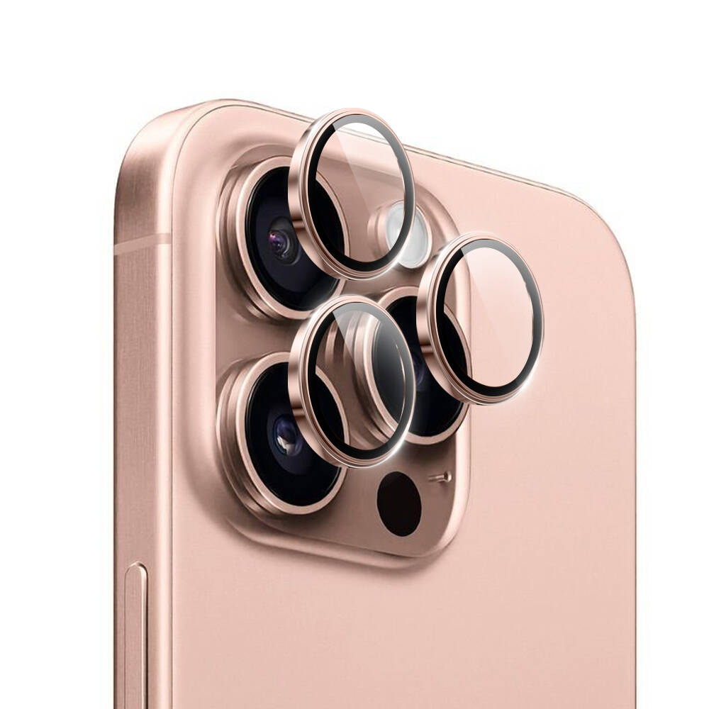 iPhone 16 Pro Wiwu LG-003 Lens Guard Çizilmeye Karşı Dayanıklı Safir Kamera Lens Koruyucu