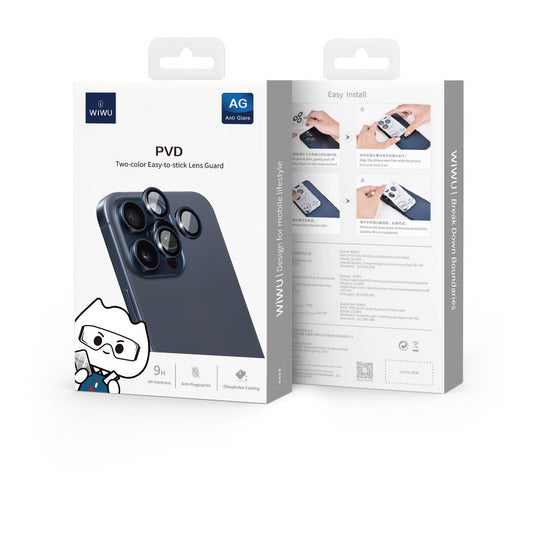 iPhone 16 Pro Wiwu LG-004 PVD Lens Guard Metal Kamera Lens Koruyucu